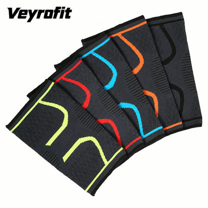 1PCS Fitness Running Cycling Knee Support Braces Elastic Nylon Sport Compression Knee Pad Sleeve for Basketball Volleyball